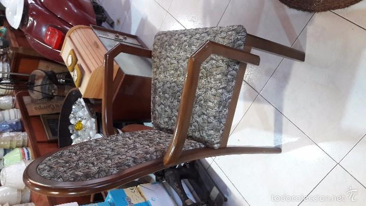 Antig&uuml;edades: silla , butaca con reposabrazos de madera - Foto 2