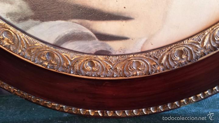 Antig&uuml;edades: antiguo marco con imagen religiosa - Foto 3