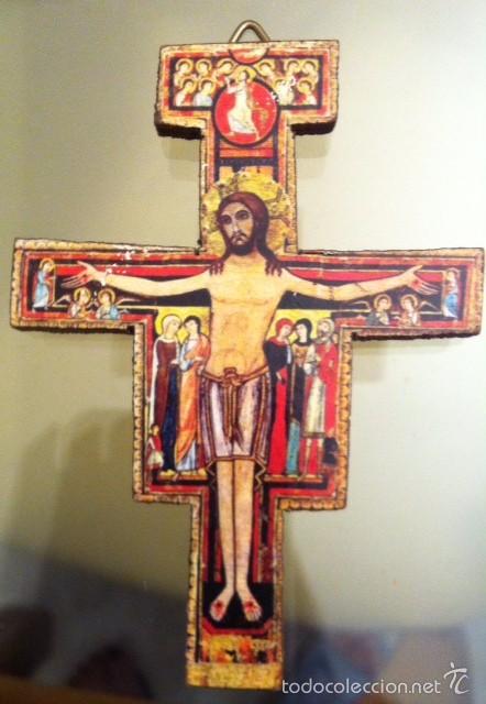 Antig&uuml;edades: PRECIOSO CRUCIFIJO EN MADERA - Foto 1