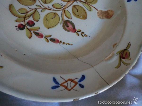 Antig&uuml;edades: ANTIGUO PLATO MANISES , 31 CM - Foto 2