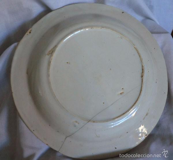 Antig&uuml;edades: ANTIGUO PLATO MANISES , 31 CM - Foto 5