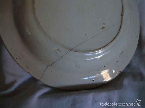 Antig&uuml;edades: ANTIGUO PLATO MANISES , 31 CM - Foto 6