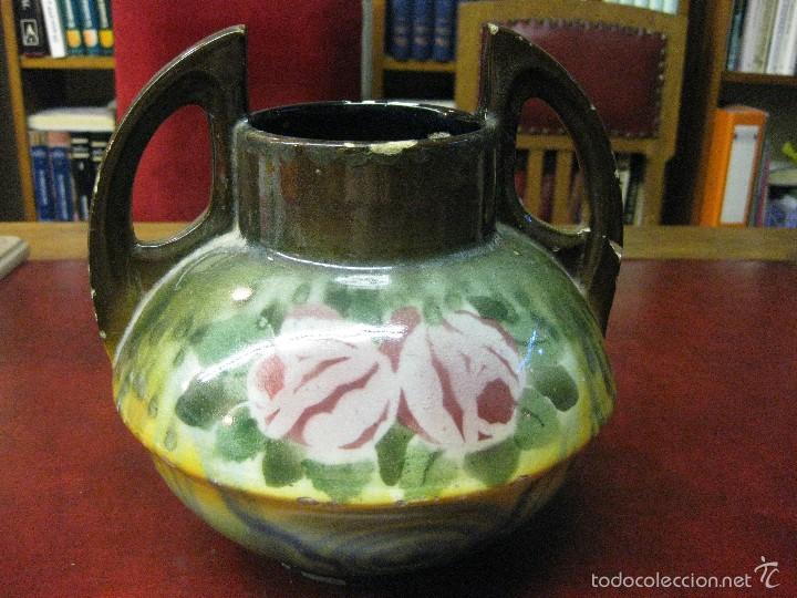 Antig&uuml;edades: jarron cer&aacute;mica art deco - Foto 1
