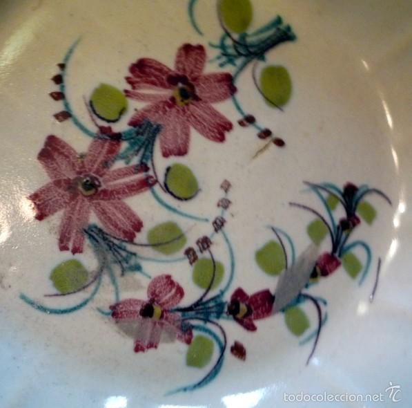 Antig&uuml;edades: PLATO DE CERAMICA.  S XIX. - Foto 4