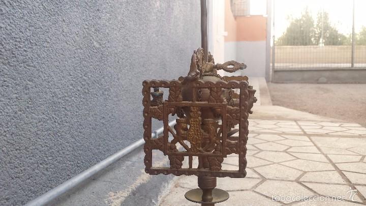 Antig&uuml;edades: antiguo quinque o candelabro. - Foto 4