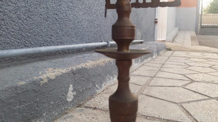 Antig&uuml;edades: antiguo quinque o candelabro. - Foto 6