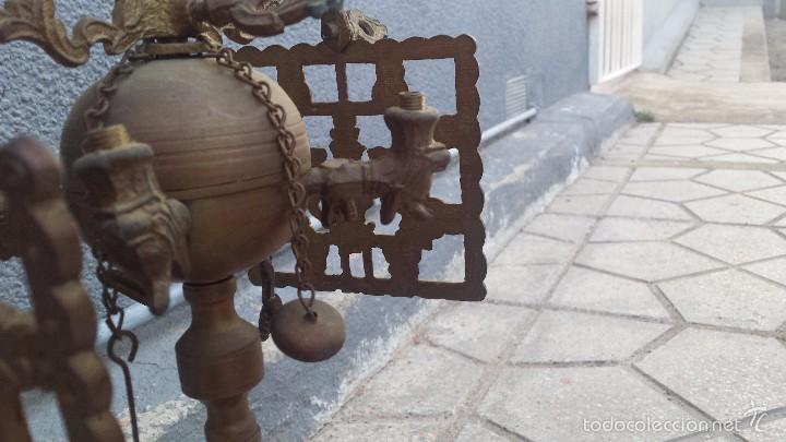 Antig&uuml;edades: antiguo quinque o candelabro. - Foto 7