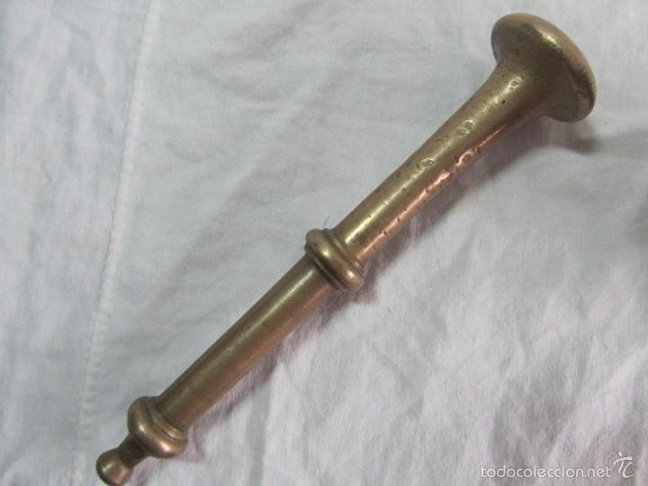 Antig&uuml;edades: Antiguo almirez de bronce - Foto 8