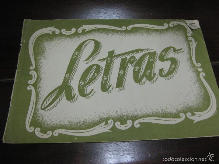 Antig&uuml;edades: bloc modernista de letras para bordar - Foto 1