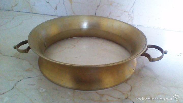 Antig&uuml;edades: BASE DE BRONCE. 16,5 CM. DE DIAMETRO - Foto 1
