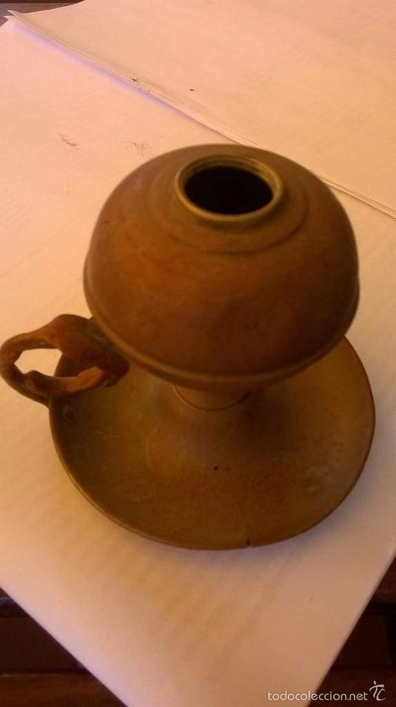 Antig&uuml;edades: ANTIGUA LAMPARA DE ACEITE - Foto 3