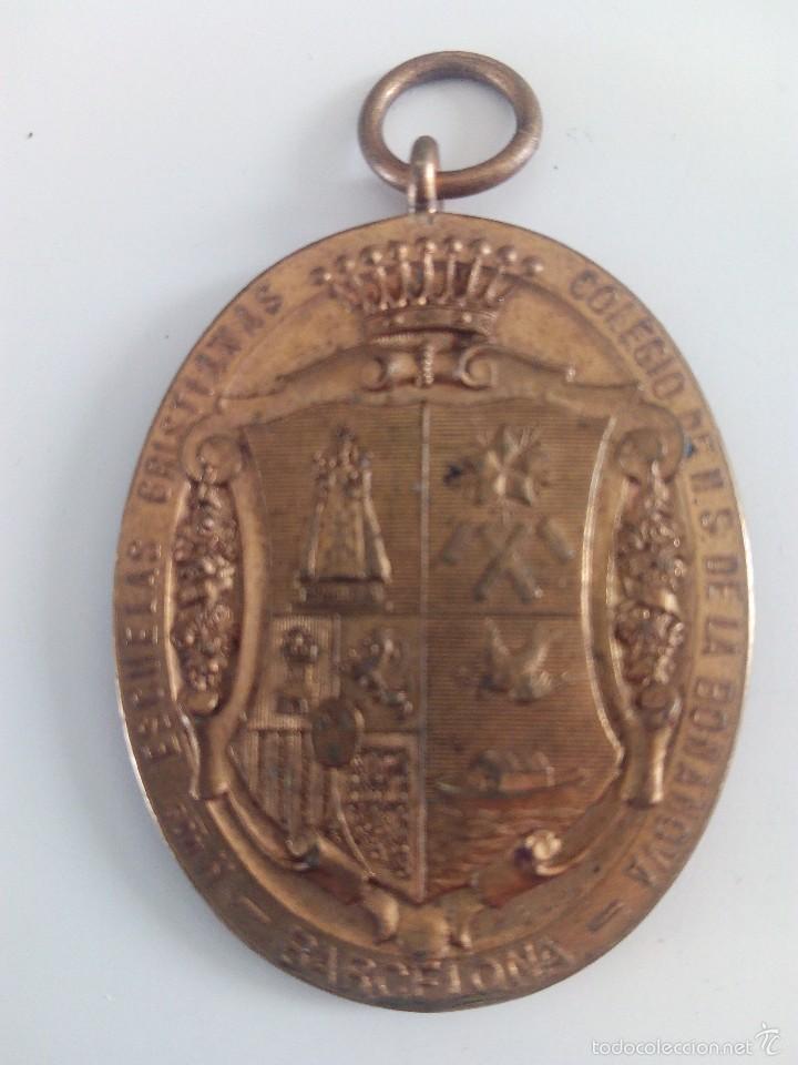 Antig&uuml;edades: Medalla de bronce del Colegio de la Bonanova de Barcelona - Foto 3