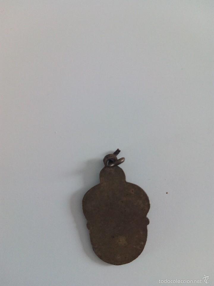 Antig&uuml;edades: Medalla antigua de virgen - Foto 3