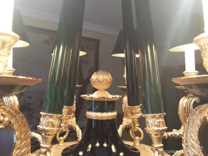 Antig&uuml;edades: LAMPARA ESTILO IMPERIO MARINER - Foto 8