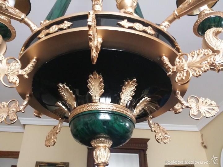 Antig&uuml;edades: LAMPARA ESTILO IMPERIO MARINER - Foto 9
