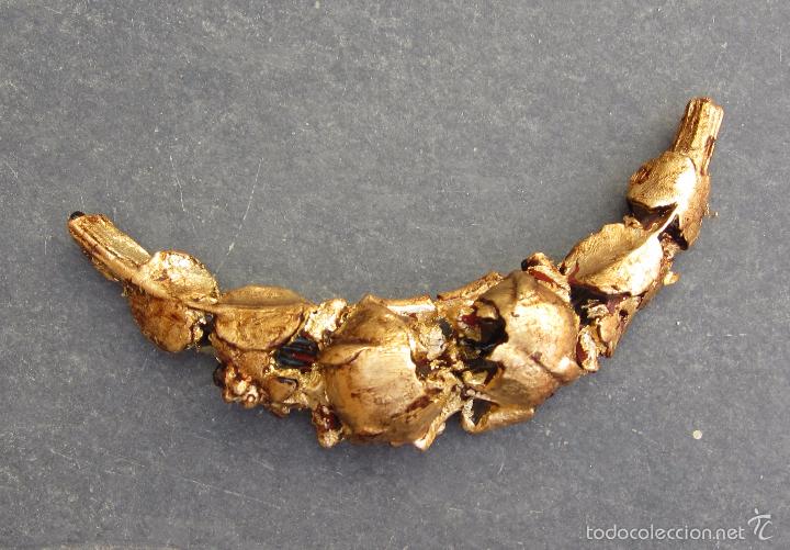 Antig&uuml;edades: talla madera con pan de oro - Foto 2