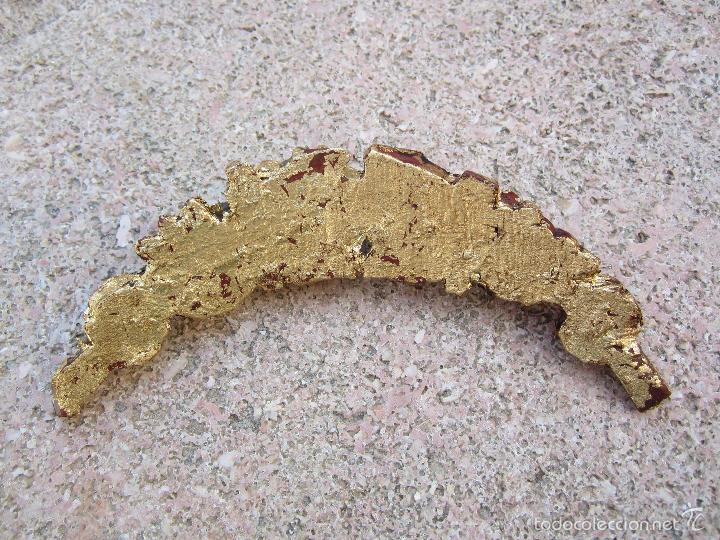 Antig&uuml;edades: talla madera con pan de oro - Foto 3