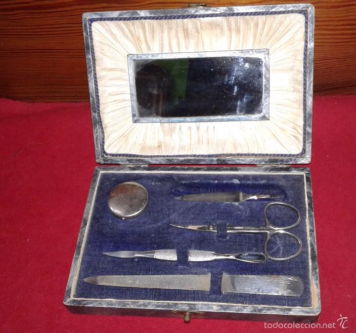 Antig&uuml;edades: ESTUCHE MANICURA - Foto 4