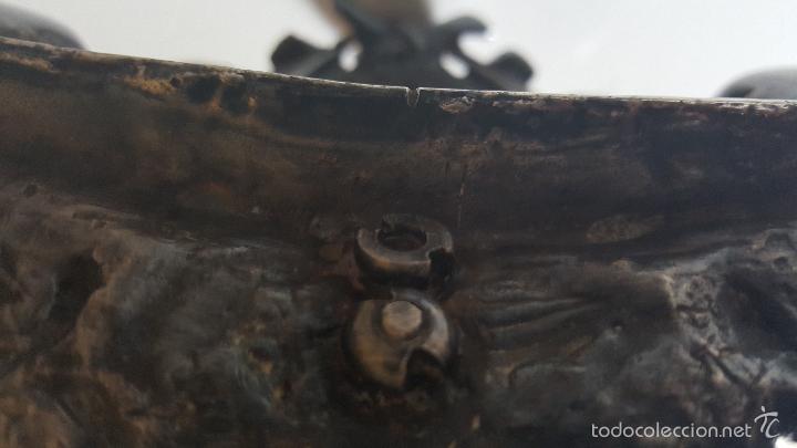 Antig&uuml;edades: CENTRO MESA BA&Ntilde;O DE PLATA - Foto 23