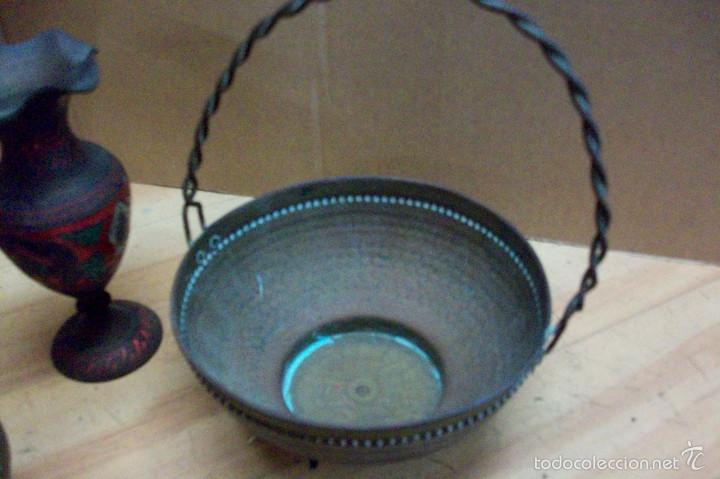 Antig&uuml;edades: LOTE DE 3 PIEZAS DE BRONCE ANTIGUAS - Foto 4