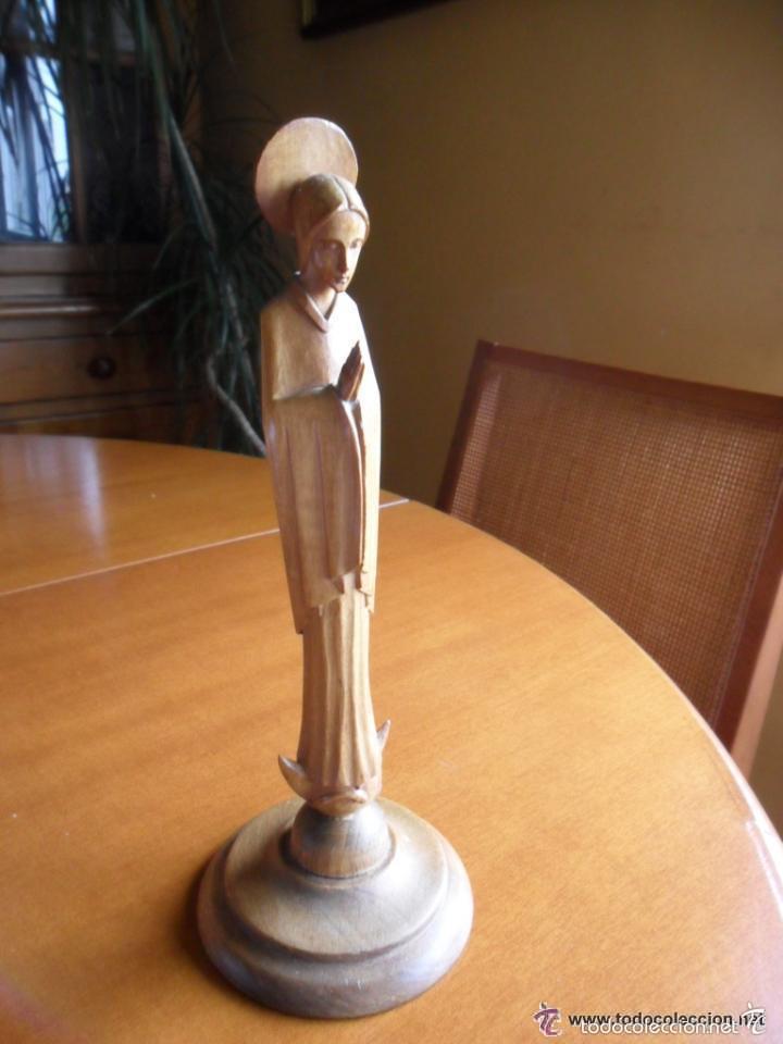 Antig&uuml;edades: VIRGEN TALLADA EN MADERA - ANTIGUA - Foto 1