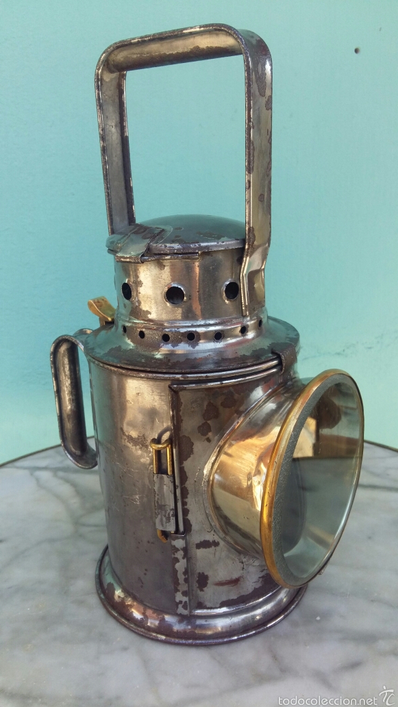 Antig&uuml;edades: Farol tren ingles - Foto 2