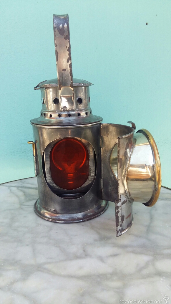 Antig&uuml;edades: Farol tren ingles - Foto 5