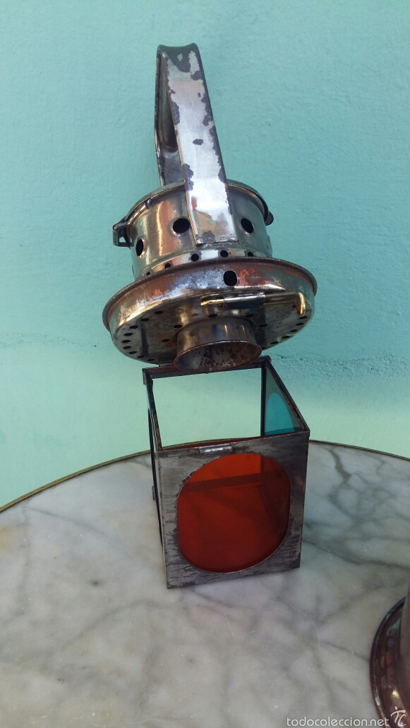 Antig&uuml;edades: Farol tren ingles - Foto 11