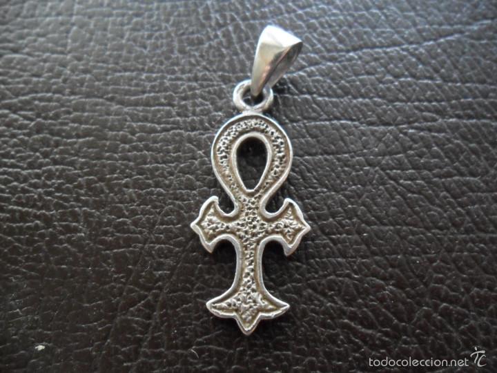 Antig&uuml;edades: CRUZ DE PLATA 925 EGIPCIA ANKH - LLAVE DE LA VIDA - ANTIGUA