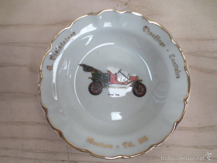 Antig&uuml;edades: platito plato  limoges  ford  coche - Foto 1
