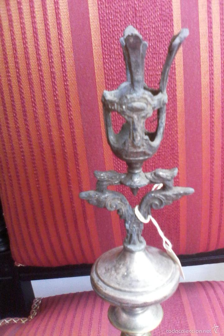 Antig&uuml;edades: soporte para velas (cirios, candelabros, b&aacute;culo???) - Foto 3