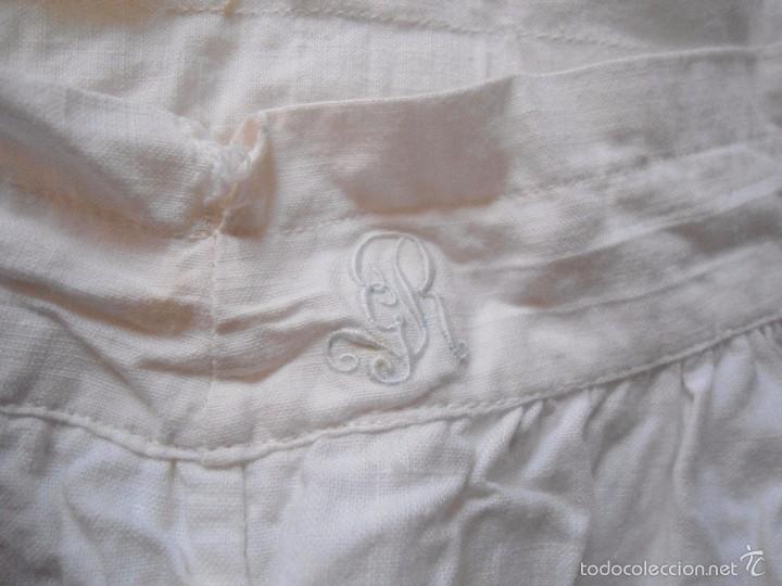 Antig&uuml;edades: ANTIGUA VESTIMENTA ROPA INTERIOR DE SE&Ntilde;ORA EN ALGODON - Foto 4