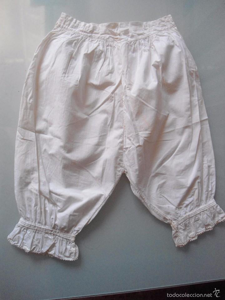 Antig&uuml;edades: ANTIGUA VESTIMENTA ROPA INTERIOR DE SE&Ntilde;ORA EN ALGODON - Foto 5