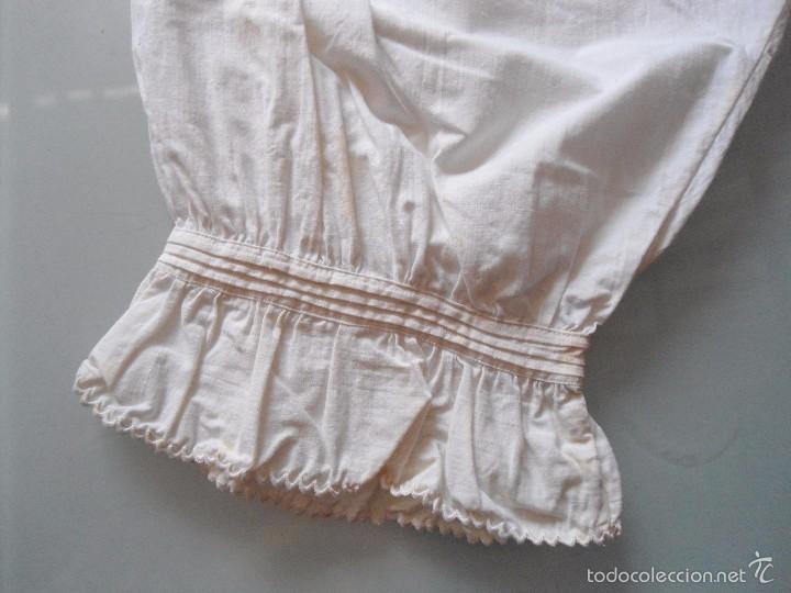 Antig&uuml;edades: ANTIGUA VESTIMENTA ROPA INTERIOR DE SE&Ntilde;ORA EN ALGODON - Foto 6