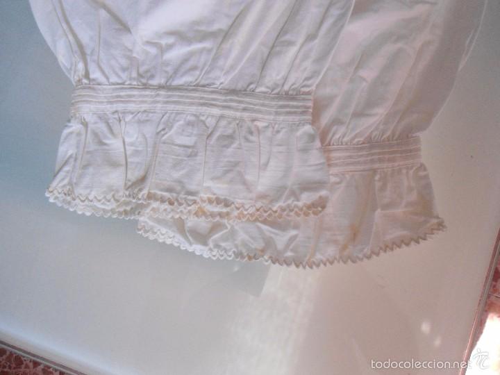 Antig&uuml;edades: ANTIGUA VESTIMENTA ROPA INTERIOR DE SE&Ntilde;ORA EN ALGODON - Foto 9
