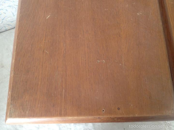 Antig&uuml;edades: 3 MESAS NIDO EN MADERA. BUEN ESTADO GENERAL - Foto 2