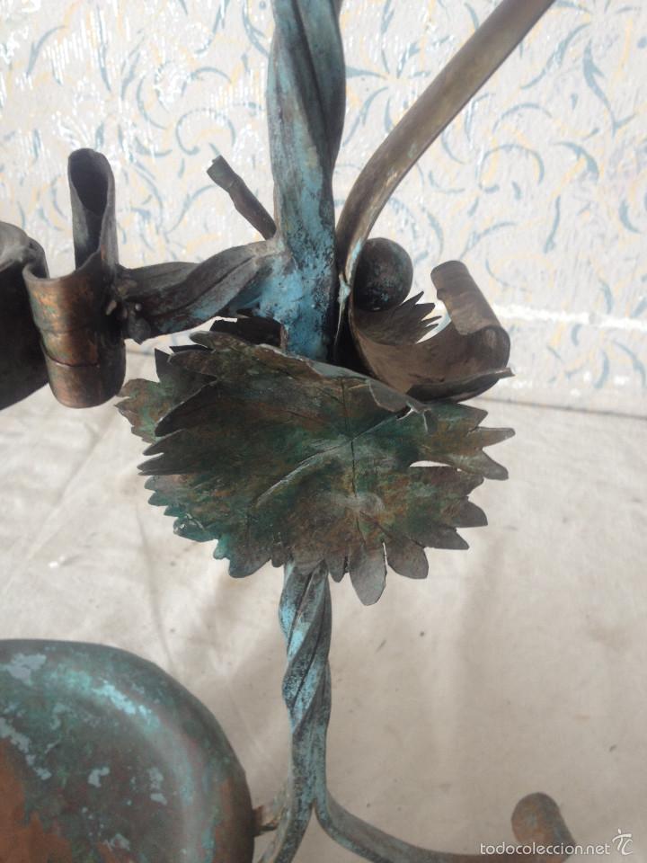 Antig&uuml;edades: MACETERO DECORACION EN HOJALATA - Foto 5