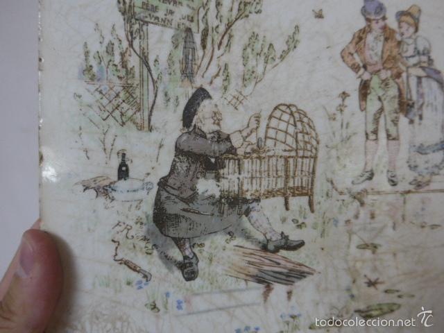 Antig&uuml;edades: Antiguo azulejo pintado, a estudiar - Foto 2