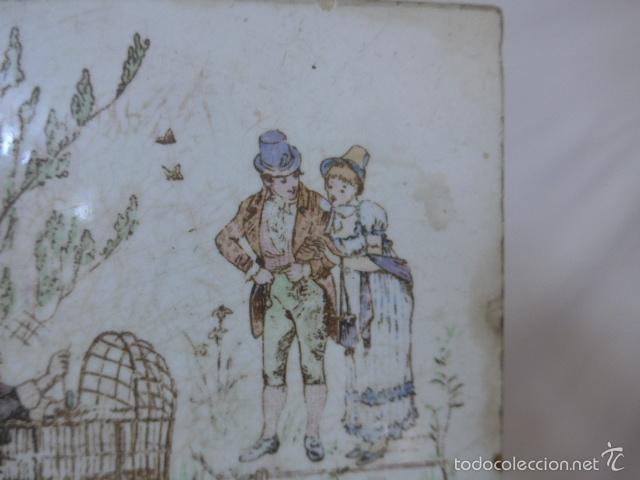 Antig&uuml;edades: Antiguo azulejo pintado, a estudiar - Foto 3