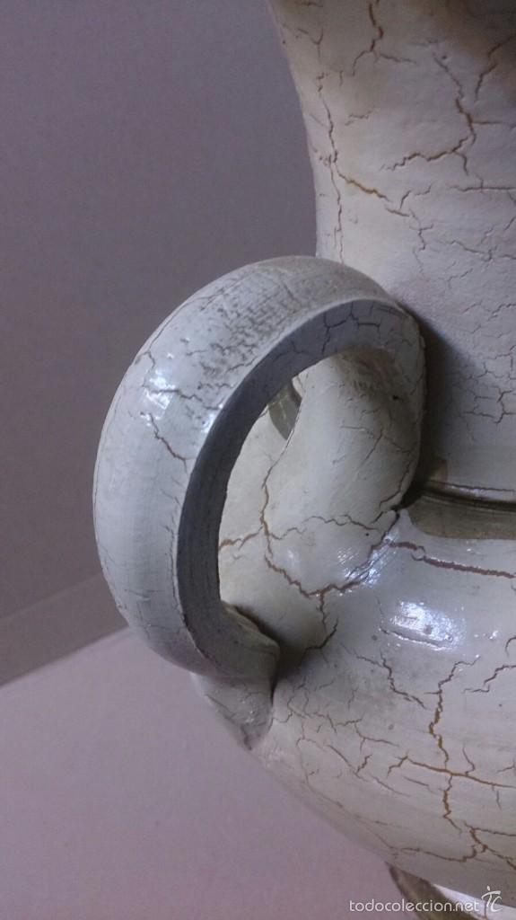 Antig&uuml;edades: Jarron de ceramica pintado a mano - Foto 4