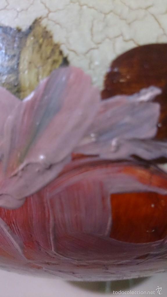 Antig&uuml;edades: Jarron de ceramica pintado a mano - Foto 5