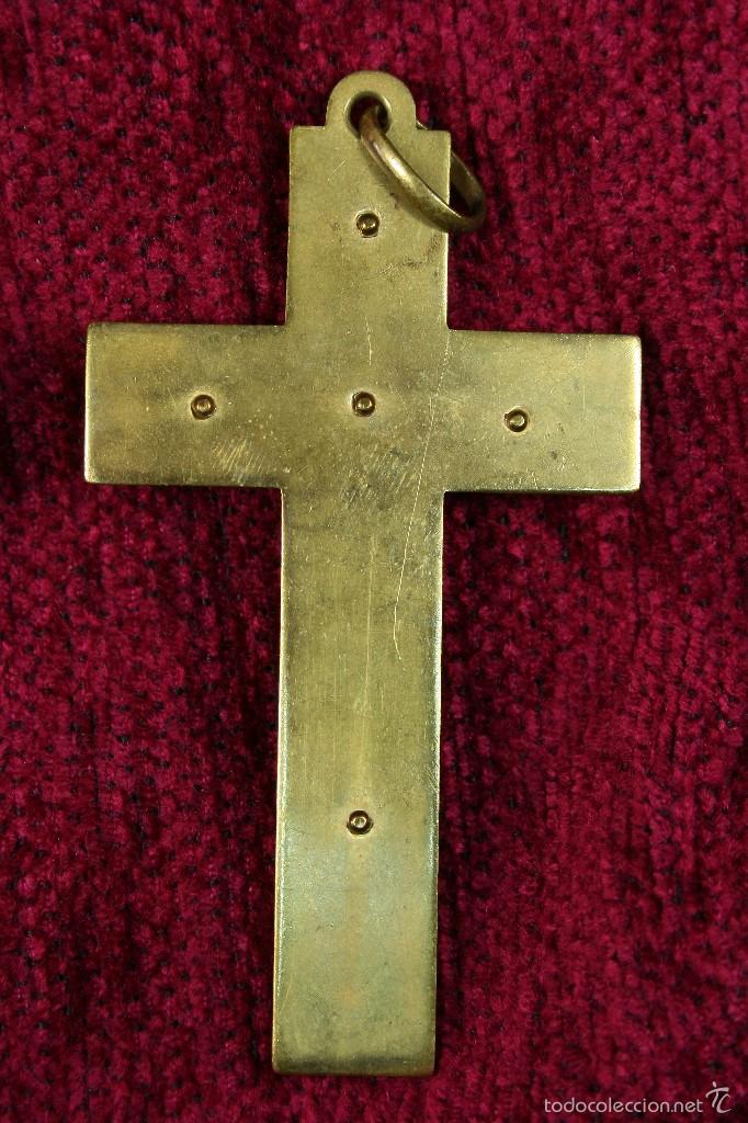 Antig&uuml;edades: Crucifijo de comuni&oacute;n. S.XX. - Foto 2