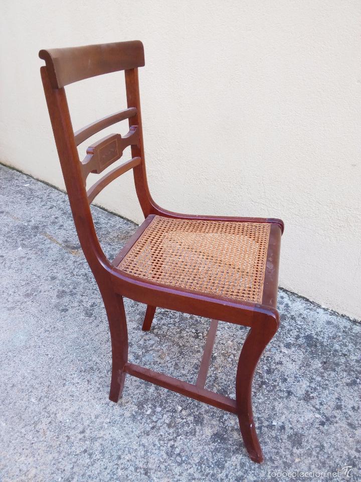 Antig&uuml;edades: CUATRO SILLAS  SIN RESTAURAR - Foto 1