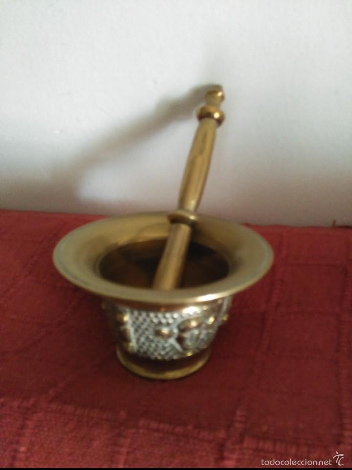 Antig&uuml;edades: mortero de bronce - Foto 1