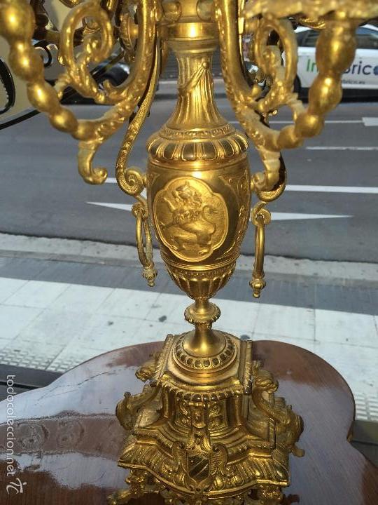 Antig&uuml;edades: GRAN CANDELABRO SIGLO XVIII BRONCE - Foto 1