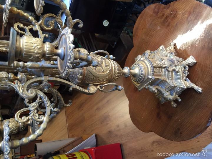 Antig&uuml;edades: GRAN CANDELABRO SIGLO XVIII BRONCE - Foto 4