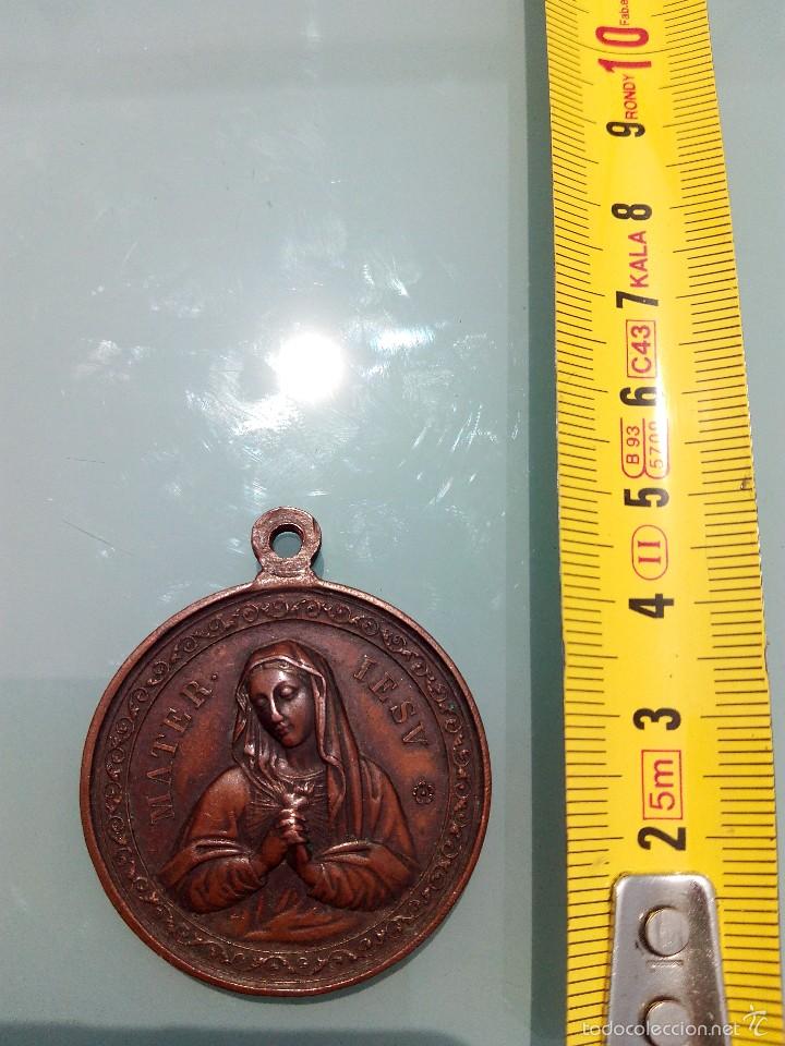 Antig&uuml;edades: Medalla de cobre de la Santa Cena - Foto 1