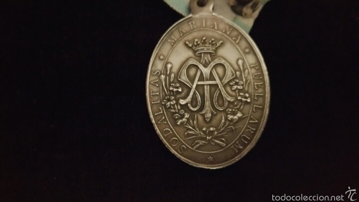 Antig&uuml;edades: Medalla religiosa de la Virgen - Foto 4
