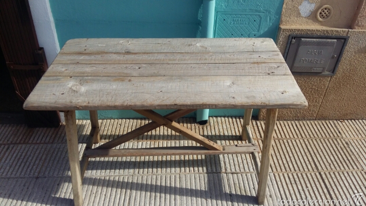 Antig&uuml;edades: Antigua mesa catalana popular - Foto 3