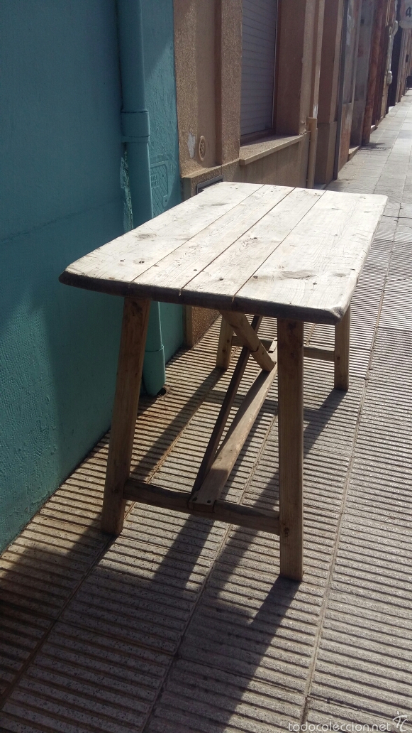 Antig&uuml;edades: Antigua mesa catalana popular - Foto 5